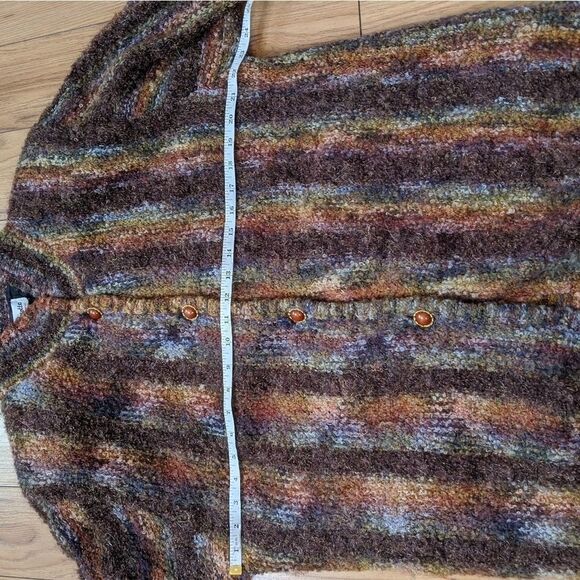 𝅺vintage mohair wool blend metallic button up jacket - Picture 11 of 12